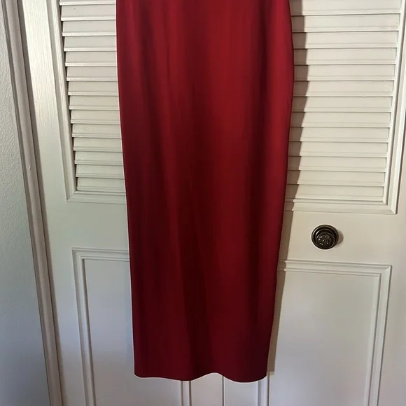 Zara Red - Midi dress, size S. #186 - Picture 3 of 5